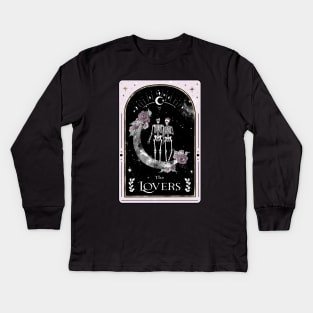 The Lovers Tarot Card Kids Long Sleeve T-Shirt